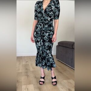 Veronica beard pattern mermaid dress, size 2.